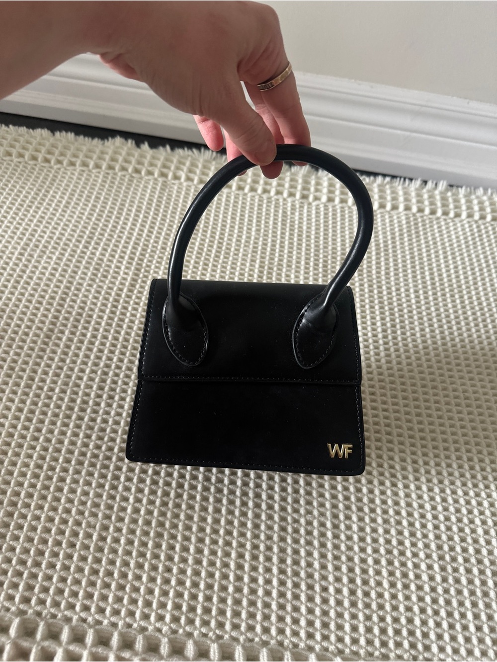 White Fox Boutique Black Mini Bag